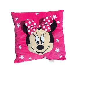 Disney Minnie Mouse Pink Star Pillow